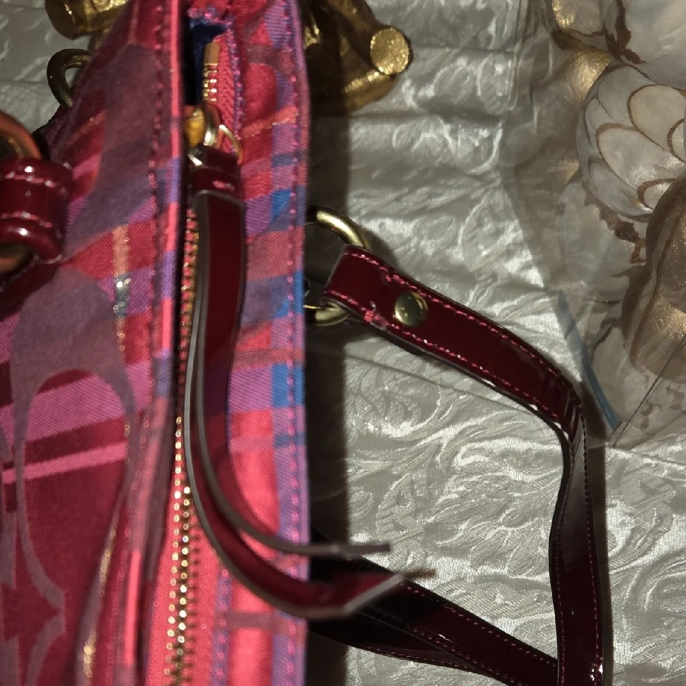 Coach Poppy Tartan Plaid Crossbody